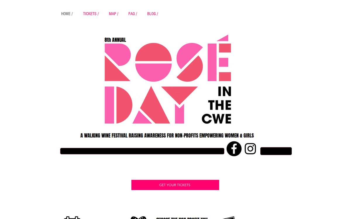 Rosé Day in the CWE website